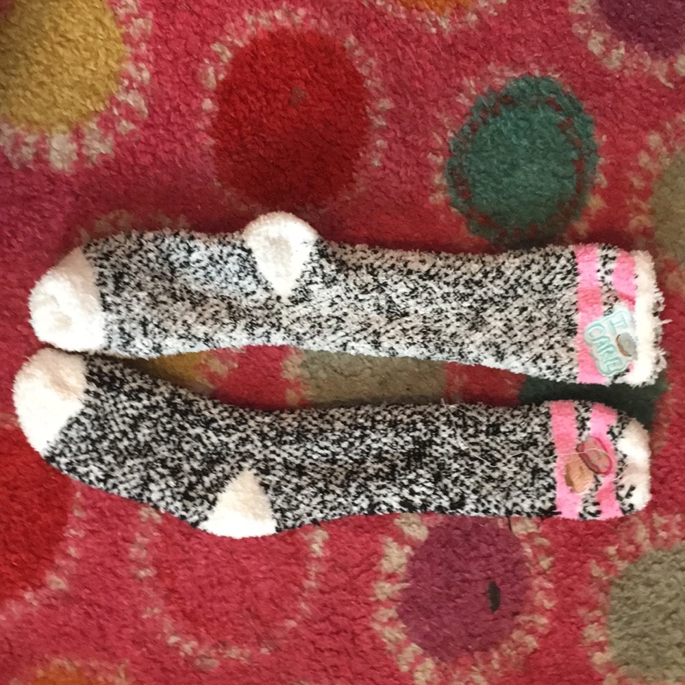 “I donut care” socks.